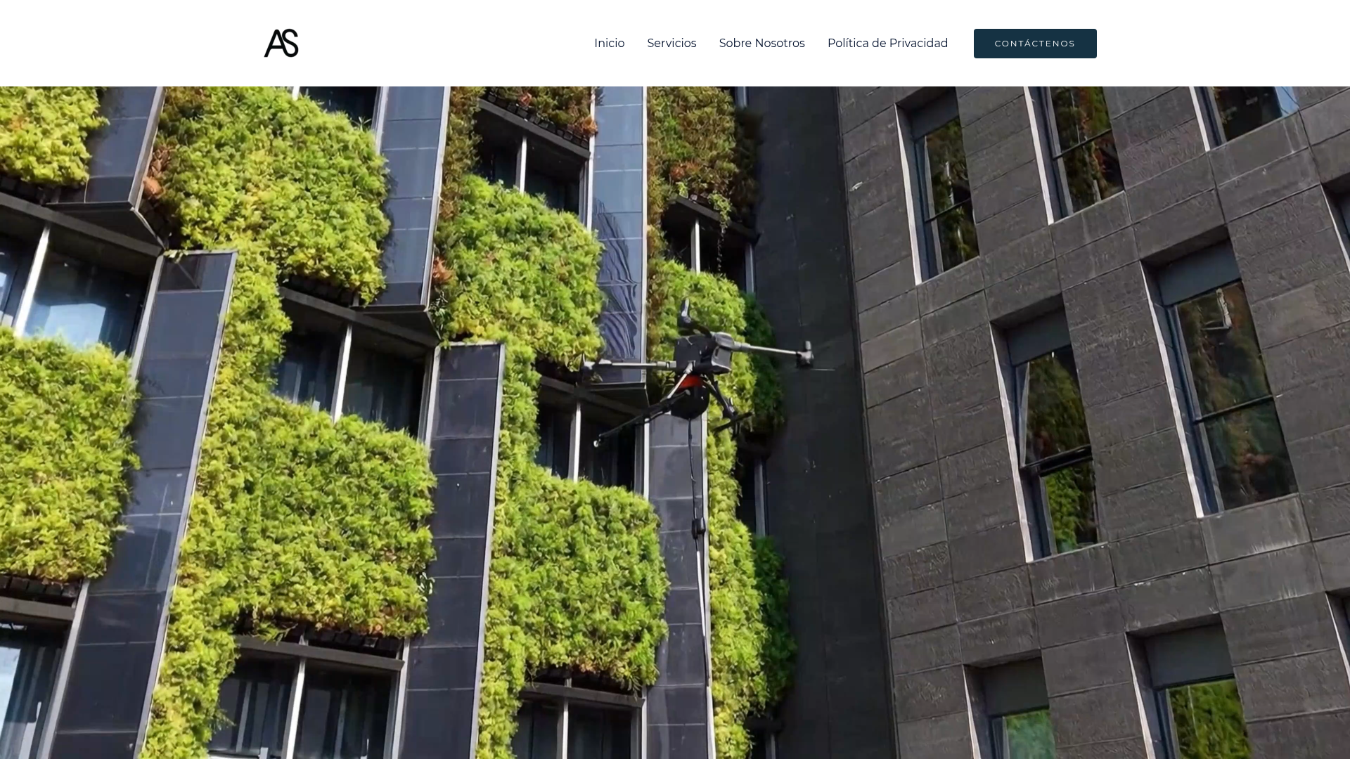 Screenshot de Empresa de Limpieza con Drones