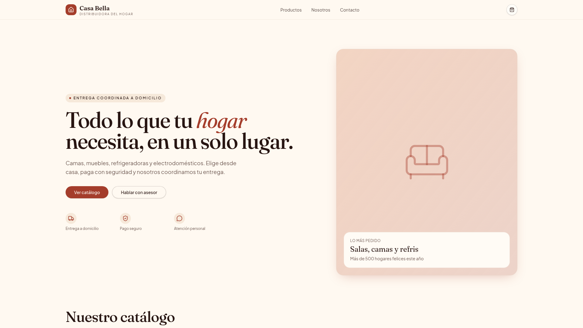 Screenshot de Casa Bella