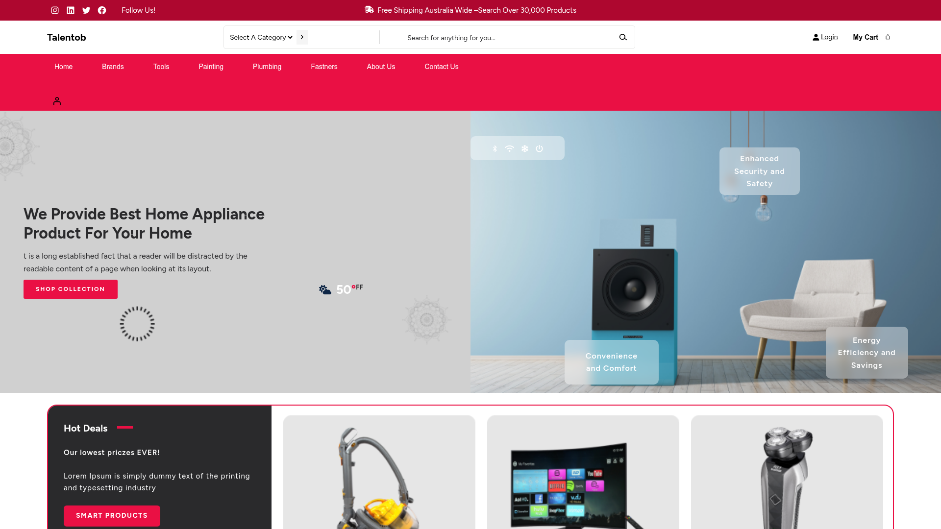 Screenshot de Tienda en Línea